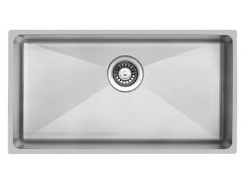 32 inch Stainless Steel Undermount Large Single Bowl Kitchen Sink - Trend 32X - Sink Depot